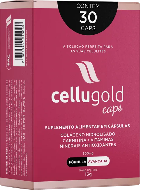 Caixa do Cellugold Caps